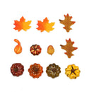 Simulation Pumpkin Maple Leaves Halloween Home Decoration Accessories Y9U1
