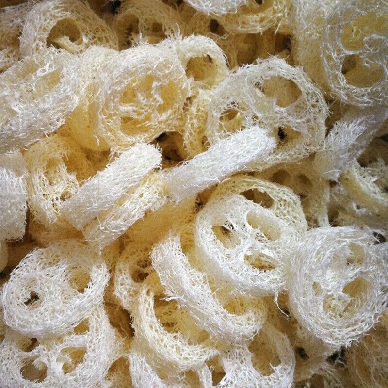 4-6Cm Wide 50Pcs/Lot Natural Loofah Slice Diy Customize Soap Tools,Cleaner, V9A1