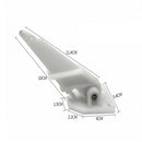 Universal Plastic Marine Speedometer Gauge Senders Pitot Tube, White for Boat
