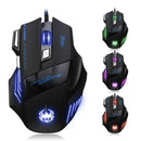 Zelotes USB Game Mouse with DPI up to 5500 with 7 Keys, USB 2.0 Interface f