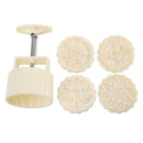 Emoticon Print Mooncake Mold Hand Press Cake Pastry Decor Kitchen Bake Tool