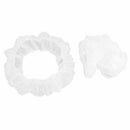 20Pcs Universal Clear White Plastic Disposable Steering Wheel Cover For Car OZ