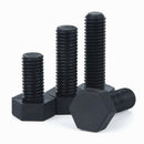 70pc M3 x (6-25mm) Black Plastic Nylon Hexagon Head Cap Set Screw Hex Bolt Kit