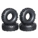4pcs/Set Truck Car Wheel Tyre Tires Rim Black Rubber for Rock Crawler Axial