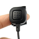 Extendable Throat Microphone Headset PTT Walkie Talkie Earpiece For Kenwood