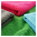 12x Microfibre Cleaning Cloth 40x40cm Microfiber Dish Car Gym Towel Glass