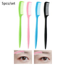 5pcs/set Extension Plastic Brush Eyelash Eyebrow Comb Lift Curl Eye Makeup CB3C