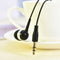 Earphone Universal 3.5mm Single Side Earphone Black Wire Headset For Smart Phone