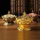 Lotus Incense Smoke Cone Aroma Burner Holder Stove Backflow Censer Decor -  Z3Z7