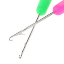 Hair Extension Needle Crochet Hook Braid Tie Weaving Knitting Pulling Wig Tools