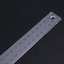 12'' 30cm Plastic Metric T Square Double Side Ruler Tool Measurement Measuring