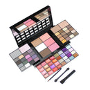 74 Colors Lipstick Blush Palette Shimmering Blusher Lip Gloss Cosmetics Kit