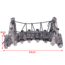 1PC Bridge Decoration for Aquarium Ornaments Fish Tank Landscape Curved Brid OZ