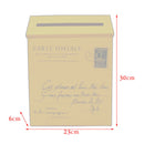 Villa Wall Mounted Letter Post Box Postbox Letterbox Mailbox Holder Blue