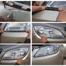 2x Cool White 12 LEDs 30cm/11.8" 5050 SMD LED Strip Light Waterproof 12V Car