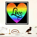 5D DIY Full Drill Diamond Painting LOVE Cross Stitch Embroidery Mosaic Craft Kit