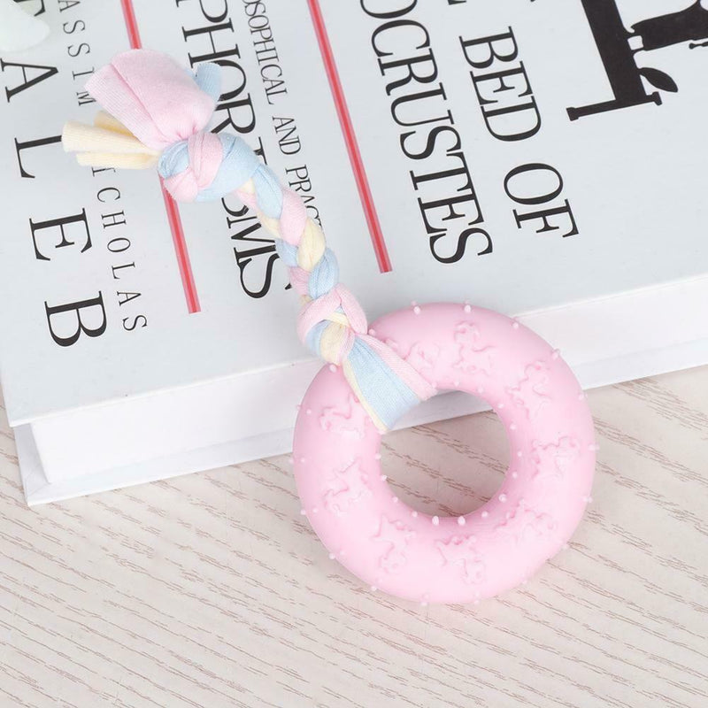 3pcs Natural Rubber Pentagram Circle Monkey Shape Pet Dog Interactive Toys