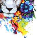 feather lion Patches Heat Transfer Iron On Patch Washable Clothes Stickers FT