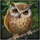 Gloryart 5D DIY Full Drill Diamond Painting Owl Embroidery Crafts Cross Stitch