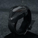 New LED Digital Watch Men's Cobra Triangle Dial Silicone Sports Watches Gift