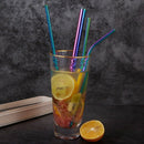 Environmentally Friendly Stainless Drink Straws Set with Carry Box and Clea