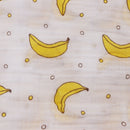 Baby Swaddling Blanket Soft Muslin Cotton Swaddle Towel Banana