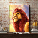 5D DIY Full Drill Diamond Painting The Lion King Cross Stitch Decor (653)