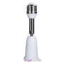 E27 Flexible Extend Extension Base Light Lamp with Adapter Converter