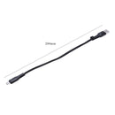 USB to Micro-USB Short Flat Charging Cable with Metal Connector for Android H9U1