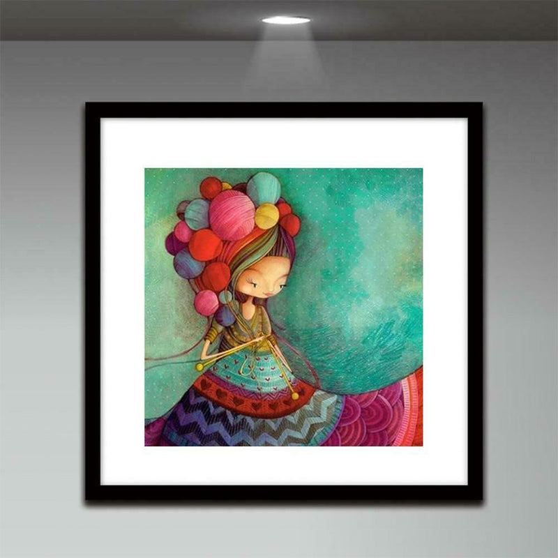 5D DIY Full Drill Diamond Painting Girl Cross Stitch Embroidery Mosaic Kit