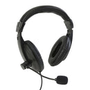 Headset Earpiece Mic Over Head Headphone Flexible Mic w/PTT Button for Kenwood