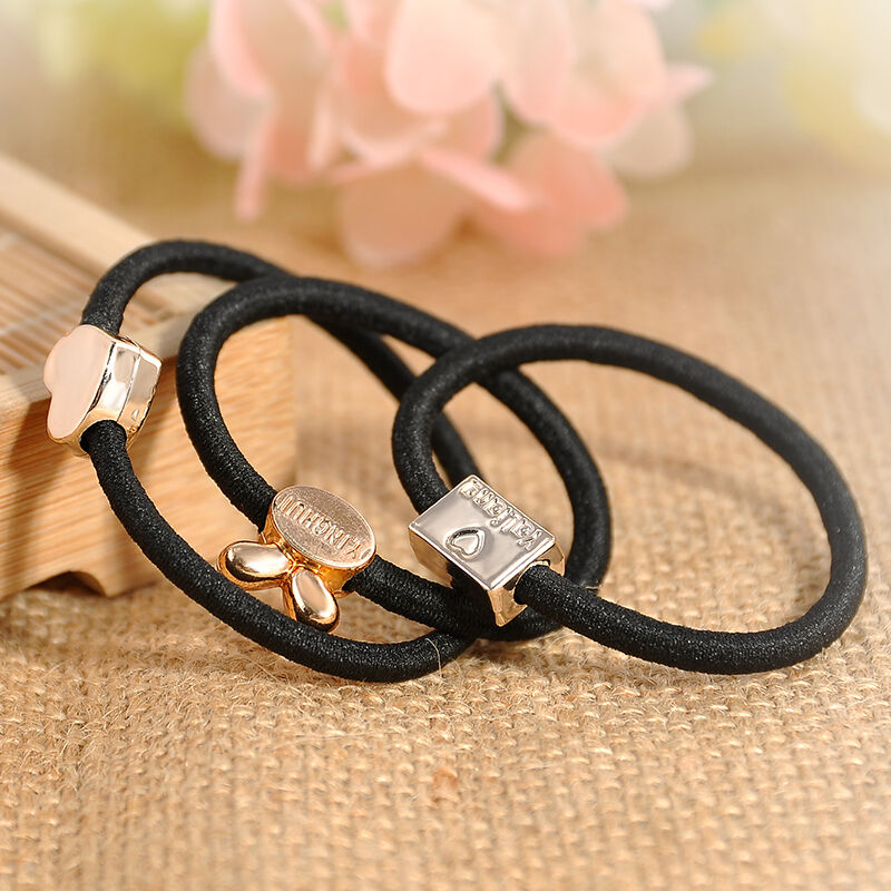 Top 10X/Set Girls Elastic Hair Ties Band Ropes Ring Ponytail Holder Accessories
