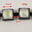 2x Car Flexible 6 LED DRL Daytime Running Light Driving Daylight Fog Light Lamp