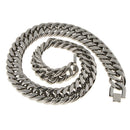 Women's Men's Stainless Steel Hip Hop Rough Cuban Curb Link Chain Necklace