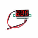 0.36" Digital DC Voltmeter 4.5-30V 2 Wires Red LED Display Panel Voltage Meter