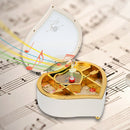 Retro Rotating Clockwork Music Box Romatic Wedding Party Ornament Girl Gift