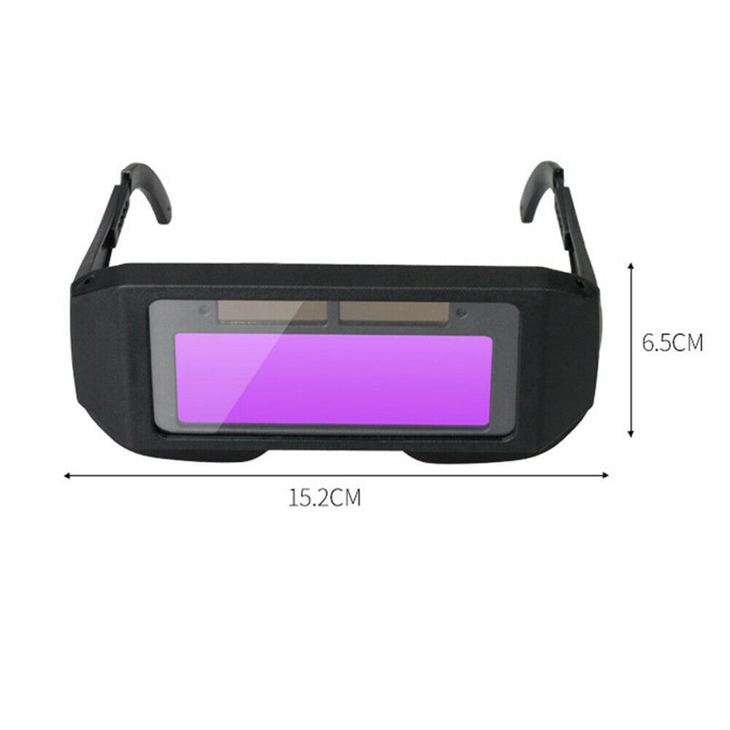 Automatic Dimming Welder Glasses Arc Anti-shock Lens Goggles for Eye Protection