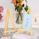 10Pcs Mini Wooden Artist Easel-e Wedding Table Stand Display Holder - 15 X  I7P7