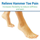 Toe Splint-Hammer Toe Straightener-Joint Realign Cushion Brace for Claw,Cur W3N2
