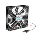 120mm USB Power 5V Fan Quiet Cooling Fan Compatible for Tablet TV Receiver