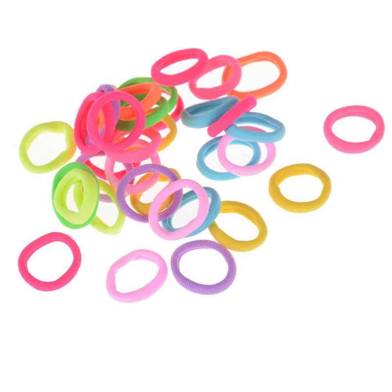 20x Hair Accessories For Girls Women Rubber Bands Ponytail Holder Hair Elastic Z