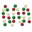 cotton thread strand of wool felt pom pom balls christmas decorations craft