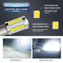 2x LED Bulbs BAY15D 33SMD 5730 6000K 1200LM Car Brake Interior Reading Lamp
