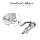 Stainless Steel 1/2'' MPT Male Beer Quick Disconnect Connect Set Home Brew