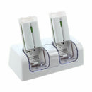 White Sofa Dual Charger Dock Station and 2 2800mah Rechargeable Battery Pac G1X3