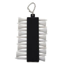 Golf Tee Golf Wooden Tee holder with 3 ball marker and Keychain
