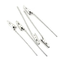 10pcs Non-insulated Electric Test Crocodile Metal Alligator Clips 10cm Long M&E