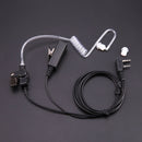2 Pin Covert Acoustic Tube Earpiece Headset Mic for Baofeng Kenwood UV-5R A