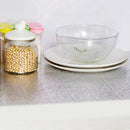 Aluminum foil Self Adhesive Xmas   Kitchen Shelf Liner Contact Paper M&