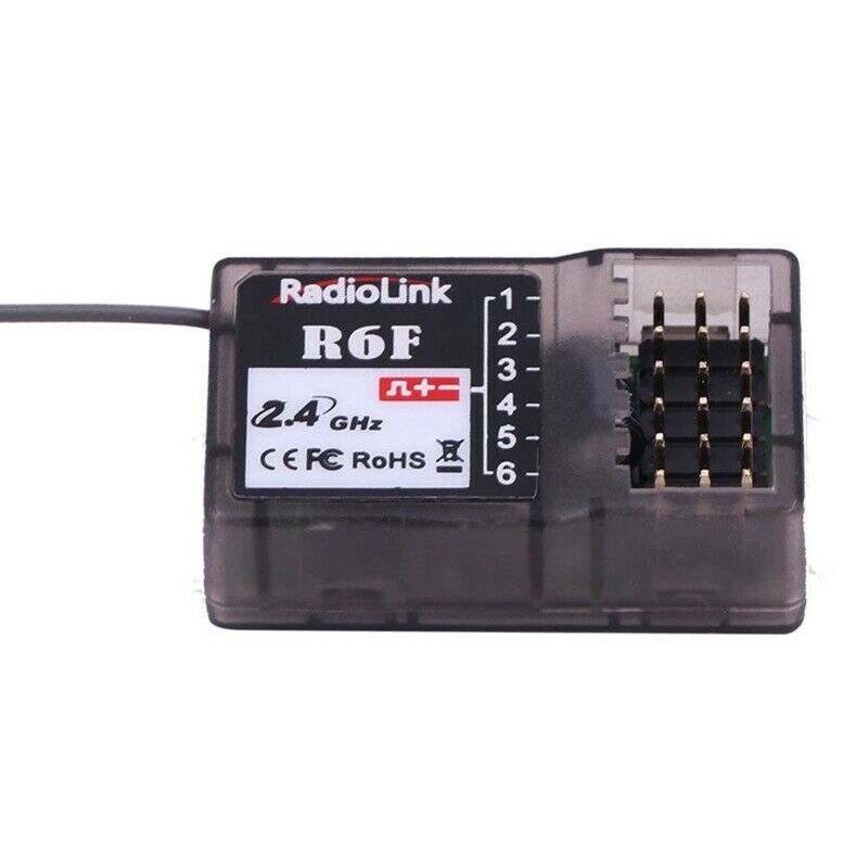Radiolink R6F 6CH 2.4GHz RC Car and Boat Receiver for RC6GS RC4GS RC3S RC4G W9L1